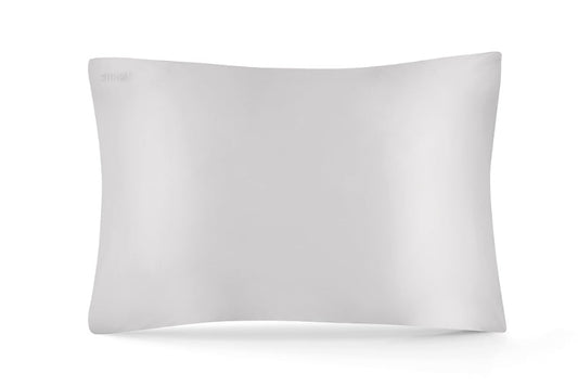 Сребърна копринена калъфка