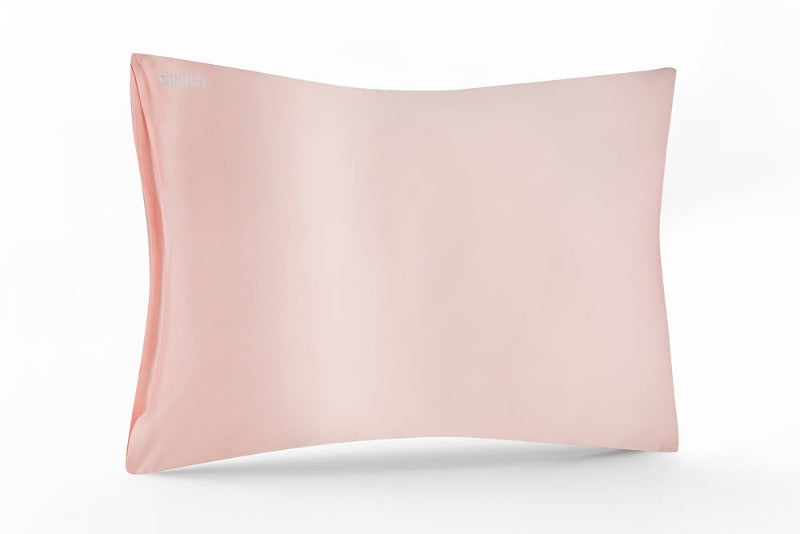 Розова копринена калъфка за възглавница