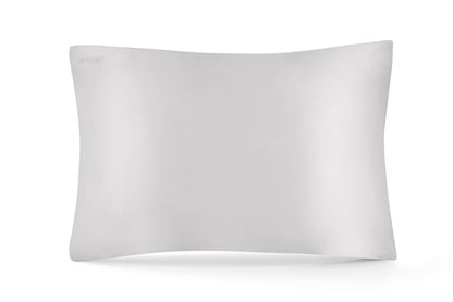 Сребърна копринена калъфка