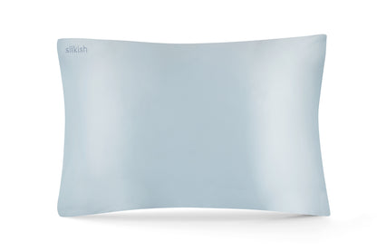Копринена калъфка за възглавница - Светлосиня - 51х76 см.